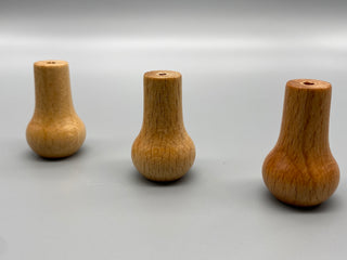 Vase Natural Wooden Cord Acorn - Chestnut - Cord Pull Venetian, Wooden and Roman Blinds - Pack of 100