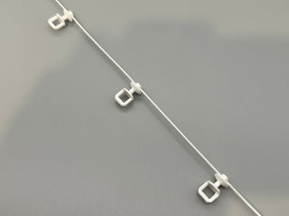 50meter Perfect Fold Spaced Gliders for Wave Curtains -  60mm & 80mm - Wave Curtain Gliders