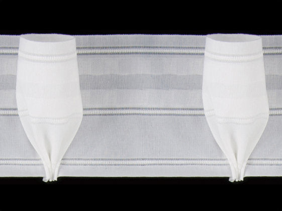 Goblet Pleat Curtain Tapes - White - 100mm Wide - 50mtr - www.mydecorstore.co.uk