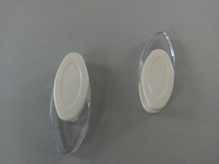 Cream Tear-Drop Crystal Plastic Cord Weight for Roller Roman Vertical Touch & Panel - from £0.12 - www.mydecorstore.co.uk