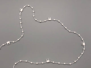 Economy Vertical Blinds Plastic Bottom Link Chain for 89mm / 3.5" System - 500 meters - www.mydecorstore.co.uk