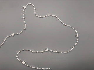 Economy Vertical Blinds Plastic Bottom Link Chain for 89mm / 3.5" System - 500 meters - www.mydecorstore.co.uk