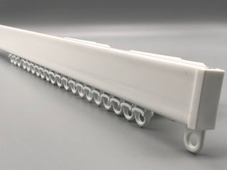 Curtain System Track / Aluminium Curtain Track for contracts / White for Projects & Hotels - www.mydecorstore.co.uk