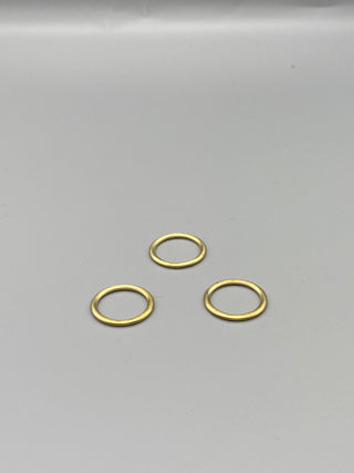 Solid Gold Curtain & Roman Blinds Rings - Different Sizes - Metal brass rings for Curtains Roman Blinds Pack of 100 - www.mydecorstore.co.uk