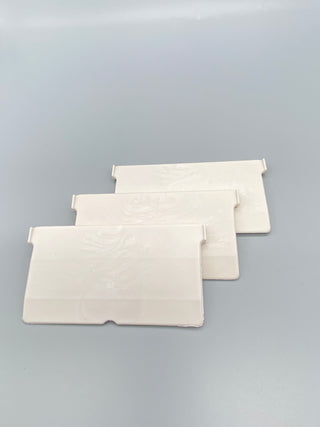 89mm Vertical Blinds Chainless Bottom Weights - White Plastic Bottom Chainless Weight for Vertical Blinds - From £0.045 - www.mydecorstore.co.uk