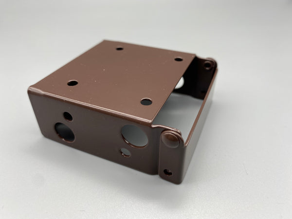 Universal 50mm Venetian Blinds Metal Brackets - Brown - Pack of 50 - www.mydecorstore.co.uk