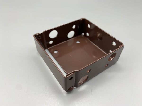 Universal 50mm Venetian Blinds Metal Brackets - Brown - Pack of 50 - www.mydecorstore.co.uk