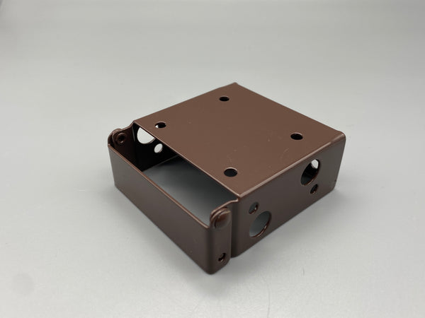 Universal 50mm Venetian Blinds Metal Brackets - Brown - Pack of 50 - www.mydecorstore.co.uk