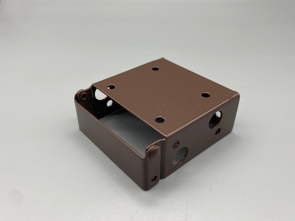 Universal 50mm Venetian Blinds Metal Brackets - Brown - Pack of 50 - www.mydecorstore.co.uk