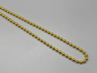 No.10 Golden Metal Chain for Roller / Roman Blinds - 50mtr
