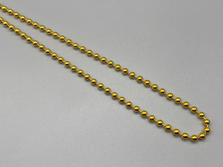 No.10 Golden Metal Chain for Roller / Roman Blinds - 50mtr