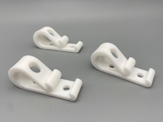 Child Safety Device White P-Clip for Roller Roman and Vertical Blinds - Pack of 250 - www.mydecorstore.co.uk