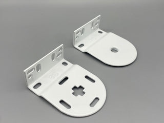 Metal Brackets for 38mm Roller Mechanism - White Coated - Pack of 100 Pairs