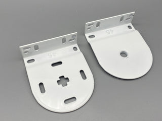 Metal Brackets for 45mm Roller Mechanism - White Coated - Pack of 100 Pairs