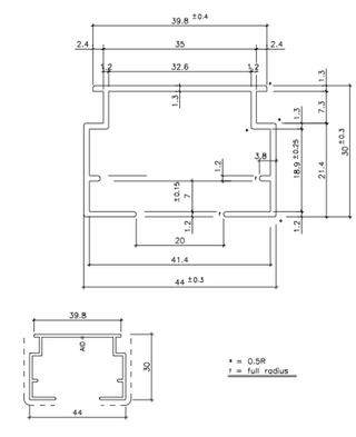 Heavy Duty White Vertical Aluminium Wide Headrail - From £1.95 per meter - www.mydecorstore.co.uk