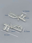 Clip On Type Valance Hanger for Wood Venetian Blinds - Clear - Pack of 100 - www.mydecorstore.co.uk