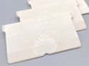 89mm Vertical Blinds Chainless Bottom Weights - White Plastic Bottom Chainless Weight for Vertical Blinds - From £0.045 - www.mydecorstore.co.uk