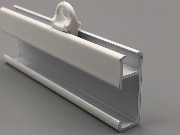 White Aluminium Curtain Tracks - Medium/Heavy Duty Track - 232 meter - www.mydecorstore.co.uk