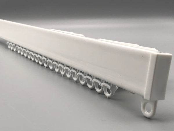 White Aluminium Curtain Tracks - Medium/Heavy Duty Track - 232 meter - www.mydecorstore.co.uk