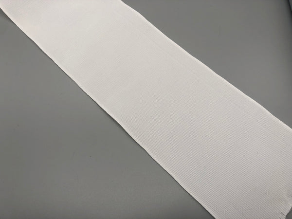 Curtain Sew-in Buckram 100mm (4") Wide - White - 100% Polyester - 100 Yards / Curtain Header Tape - www.mydecorstore.co.uk