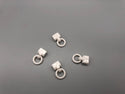 White Clip On Ring for 4mm Rods - Roman Blinds Clip On Rings - Pack of 500 - www.mydecorstore.co.uk