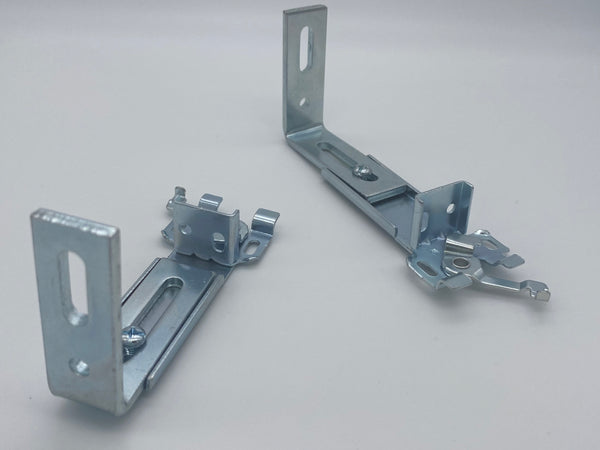 Extended Swivel Angle Bracket For 25mm Metal Venetian Blinds Wall and Ceiling Swivel Lock - Steel Zinc Standard Size - Pack of 50 - www.mydecorstore.co.uk