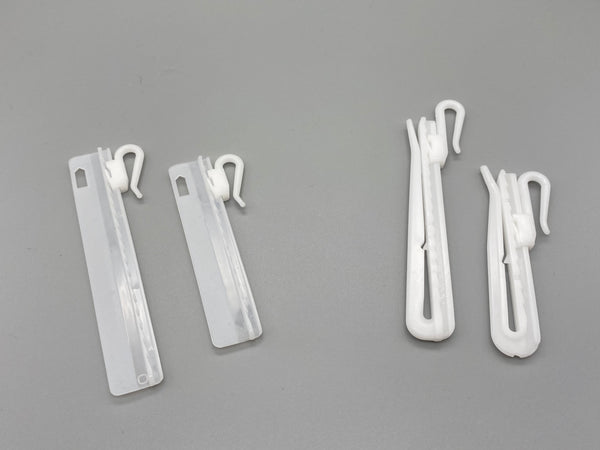 Adjustable Curtain Plastic Hook - Different Types & Sizes - Pack of 500 - www.mydecorstore.co.uk