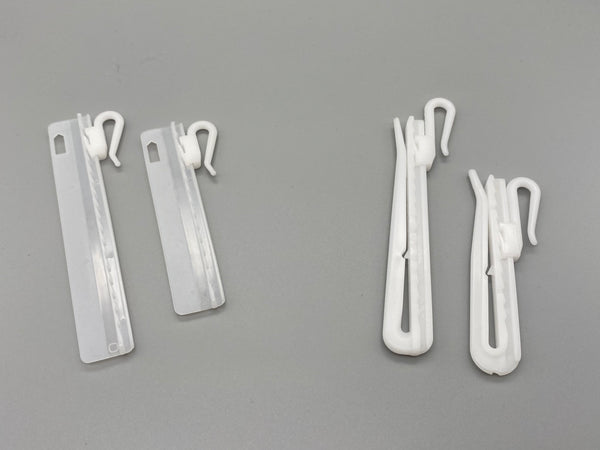 Adjustable Curtain Plastic Hook - Different Types & Sizes - Pack of 500 - www.mydecorstore.co.uk