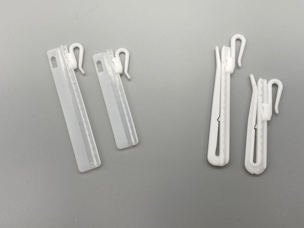 Adjustable Curtain Plastic Hook - Different Types & Sizes - Pack of 500 - www.mydecorstore.co.uk