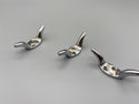 Mini Metal Cleats for Blinds and Curtain Cords - Chrome - Safety Tensioning Cleat 50mm - Pack of 10 - www.mydecorstore.co.uk