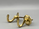 Contemporary Curtain Tie Back Hooks - Brass - Pack of 100