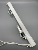 Ready Made Heavy Duty Aluminium Weight Corded Curtain Track - White - 200cm - www.mydecorstore.co.uk