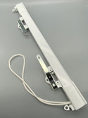 Ready Made Heavy Duty Aluminium Weight Corded Curtain Track - White - 200cm - www.mydecorstore.co.uk