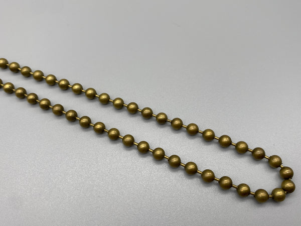 No.10 Antique Gold Metal Chain for Roller / Roman Blinds - 50mtr