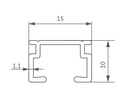 White Aluminium Curtain Tracks - Lightweight - 232 meters - www.mydecorstore.co.uk