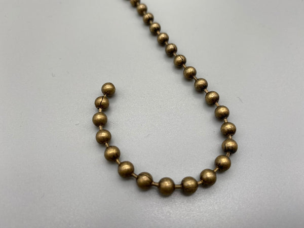 Antique Gold No.10 Metal Chain for Roller, Roman, Vertical Blinds 125 meters - www.mydecorstore.co.uk
